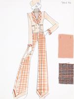 Karl Lagerfeld Fashion Drawing - Sold for $2,000 on 02-06-2021 (Lot 480).jpg
